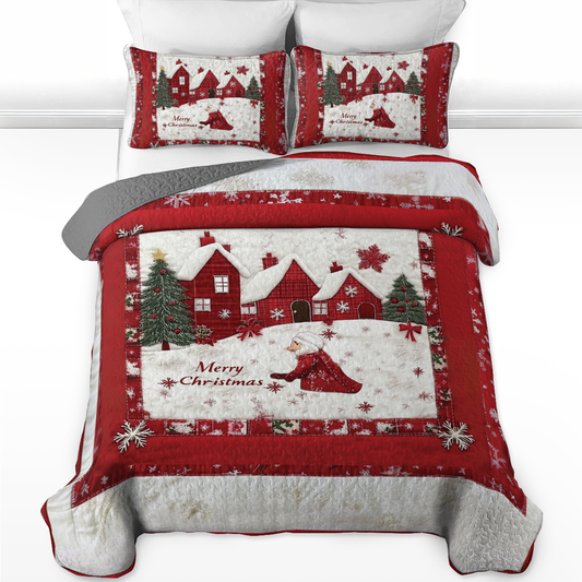 Shineful All Season Quilt 3-Piece Set - Christmas