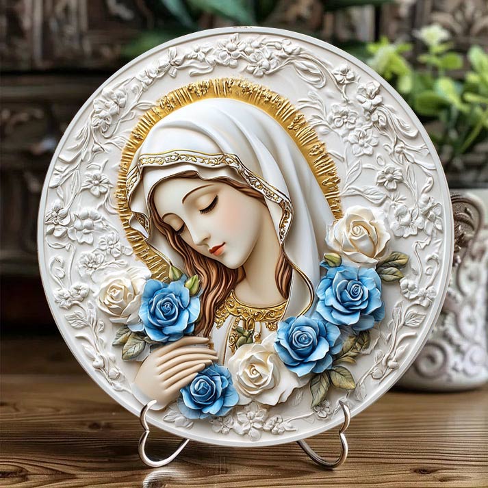 Shineful 2D Wooden Plaque, Hanging Decor, Door Sign Heavenly Roses