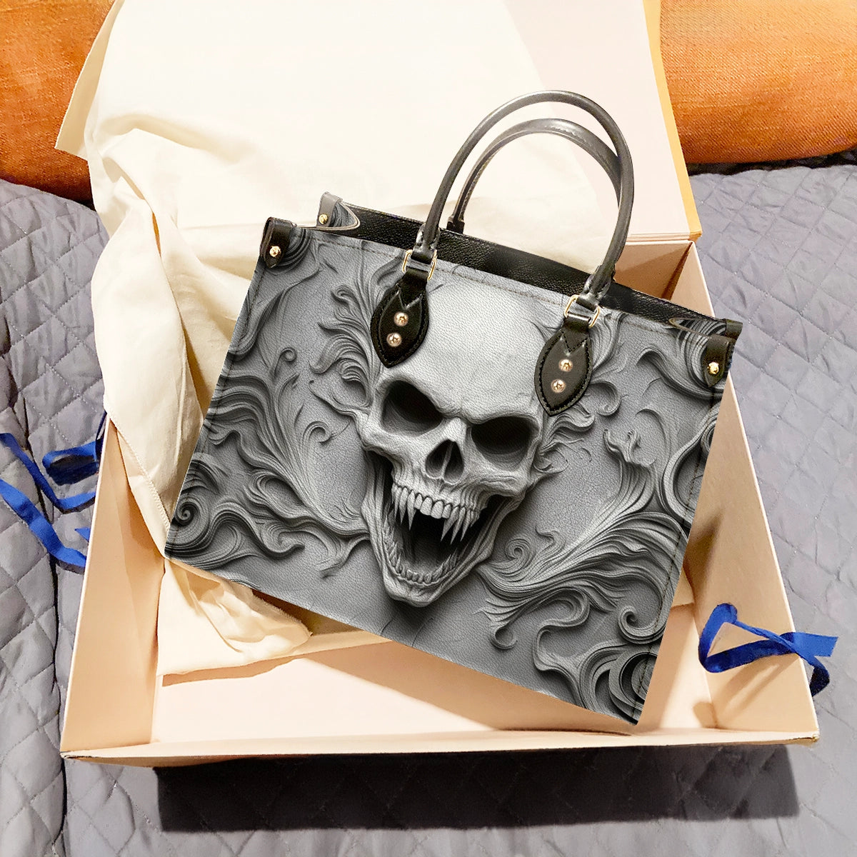 Shineful Leather Bag Skull Eternal Shadow