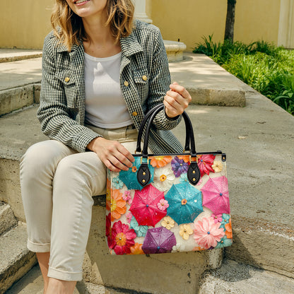 Sac en cuir brillant Bloom &amp; Rain