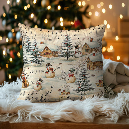 Shineful 2D Print Cushion Cover, Pillowcase, Pillows Covers - Snow Melody