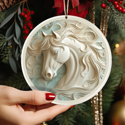 Shineful 2D Acrylic Ornament - Horse Elegance