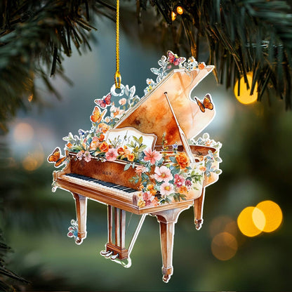 Shineful 2D Acrylic Ornament Pianist At Heart