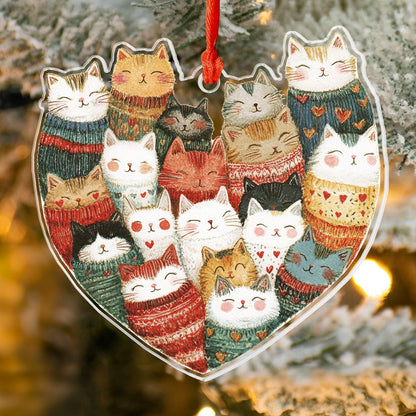 Shineful 2D Acrylic Ornament Feline Friends