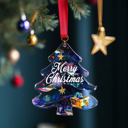 Shineful 2D Acrylic Ornament Holiday Glow Tree