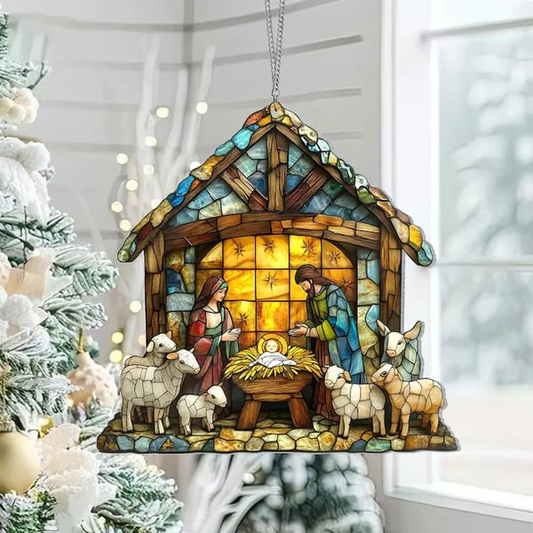 Shineful 2D Acrylic Ornament - Nativity Jesus Christ