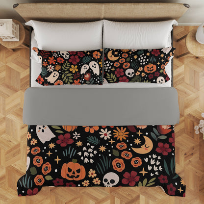 Shineful 3 Pieces Duvet Cover Set Spooky Chic