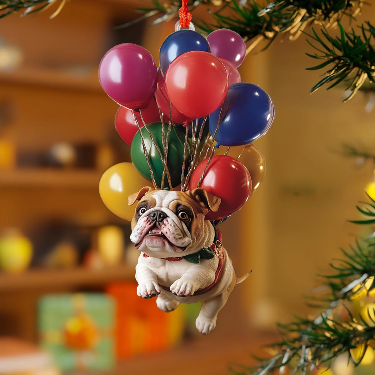 Shineful 2D Acrylic Ornament The Balloon Bulldog