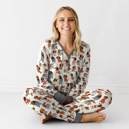 Shineful Pajama Sets Dachshund Cuteness Overload