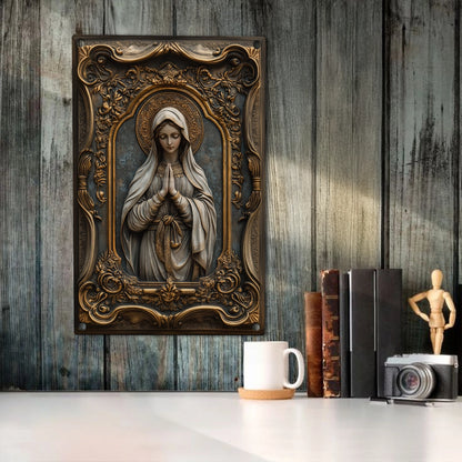 Shineful 2D Metal Sign Maria Maternal Grace