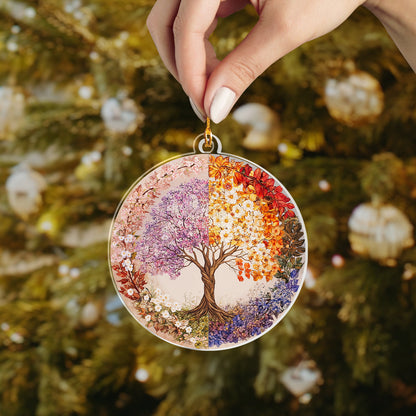 Shineful 2D Acrylic Ornament - Four Seasons Tree of Life