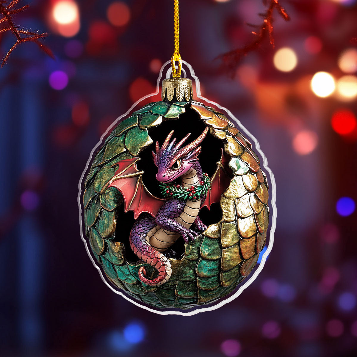 Shineful 2D Acrylic Ornament - Dragon's Hearth Collection