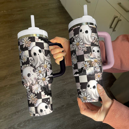 Shineful Tumbler Floral Ghosts