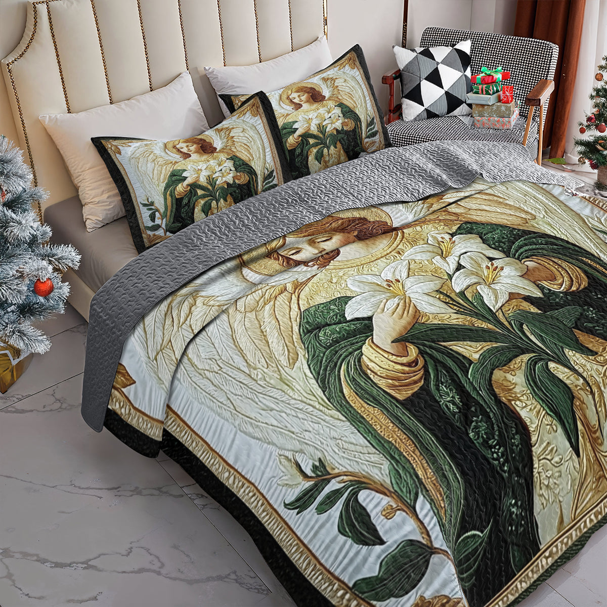 Shineful All Season Quilt 3-Piece Set - Angelic Comfort