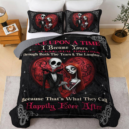 Shineful All Season Quilt 3-Piece Set Spooky Sweethearts