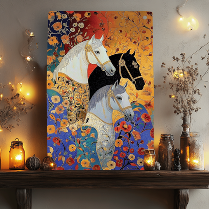 Shineful 2D Metal Sign Arabian Nights Horse