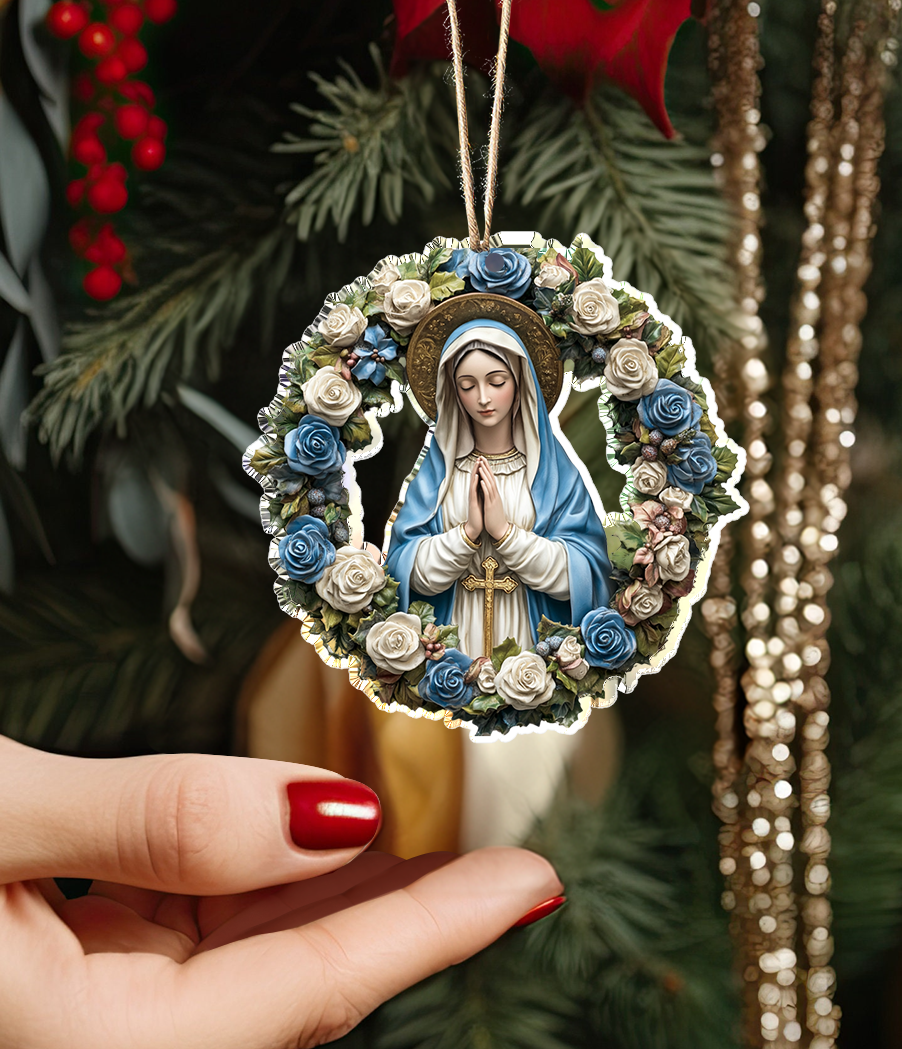 Shineful 2D Acrylic Ornament - Mary's Blessing