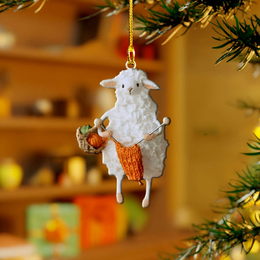 Shineful Acrylic Ornament Knitting Sheep