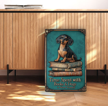 Shineful 2D Metal Sign Book Buddy