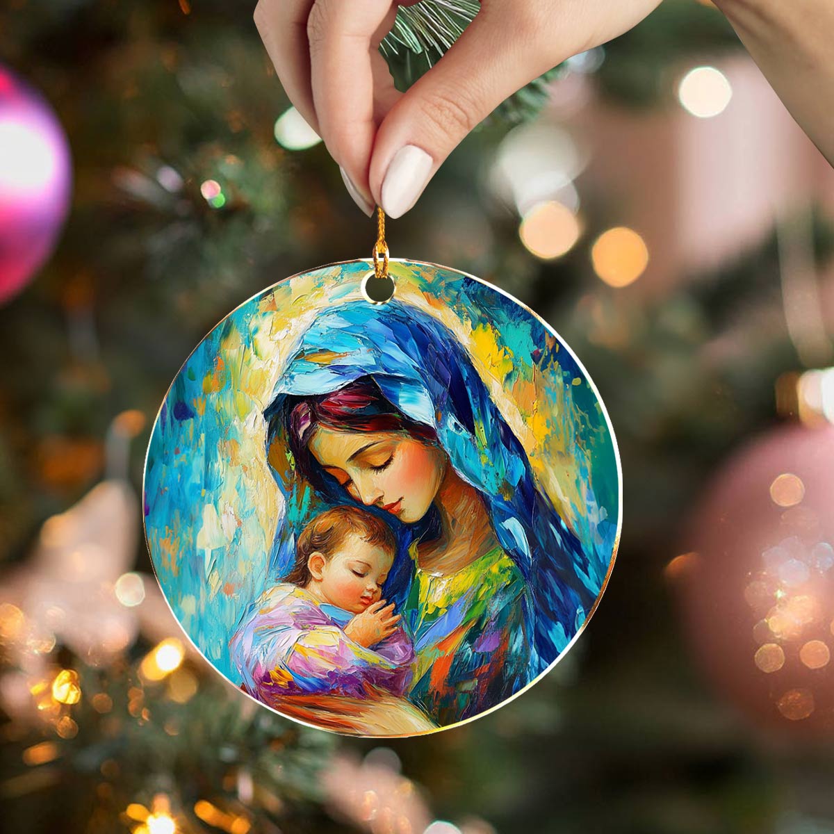 Shineful 2D Acrylic Ornament Blessed Art