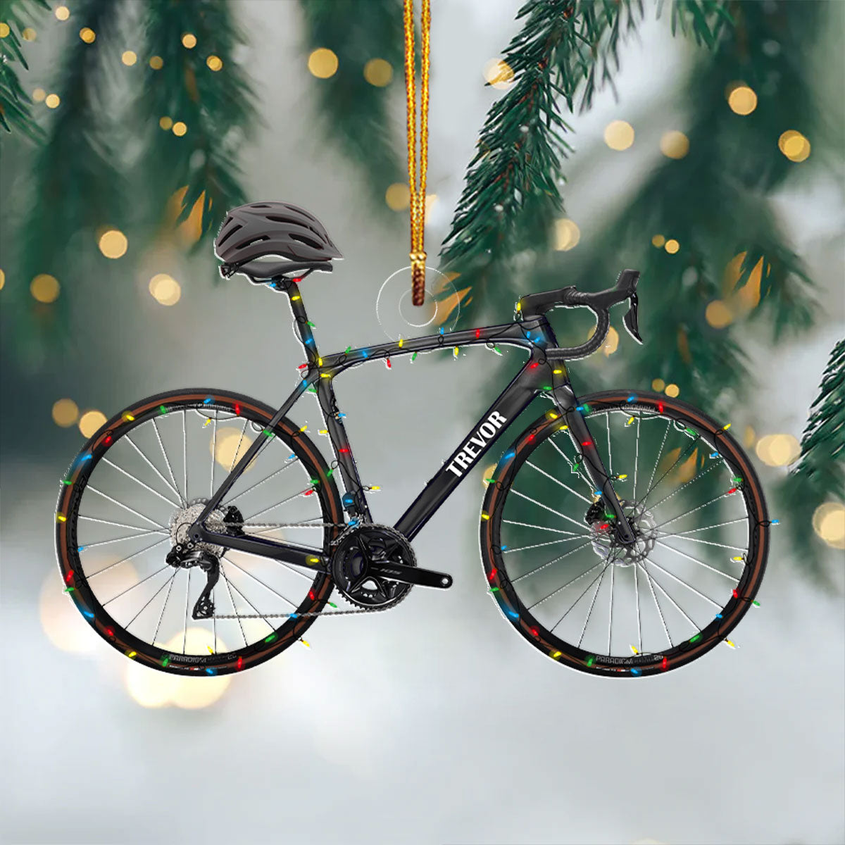 Shineful 2D Acrylic Ornament - Personalized Road Bike Collection