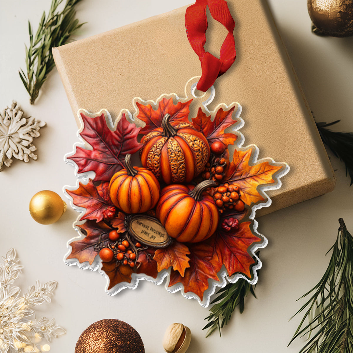 Shineful 2D Acrylic Ornament - Autumn Harvest