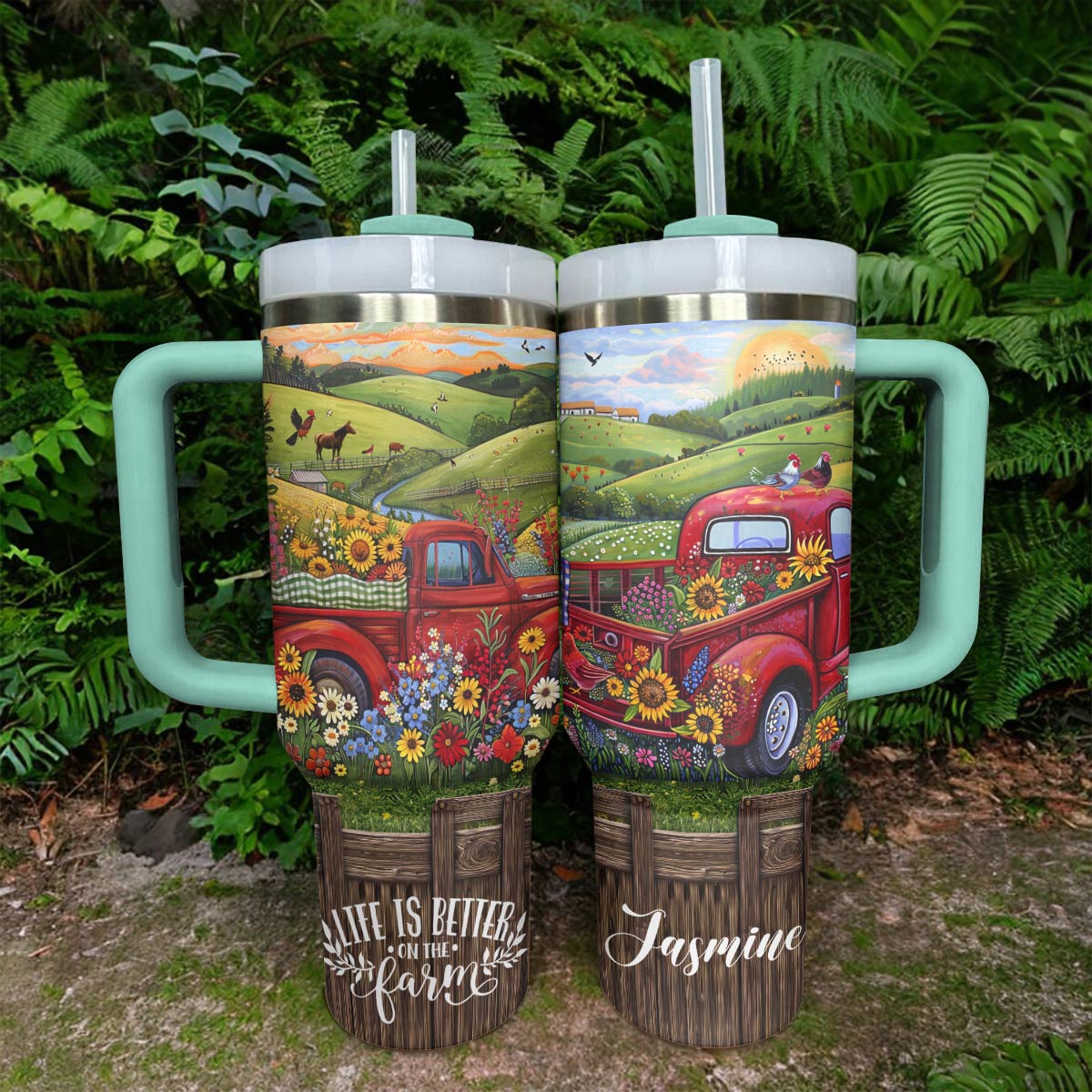 Shineful Tumbler Farm Love