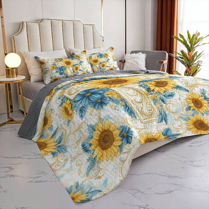 Shineful All Season Quilt 3-Piece Set Sunshine Hope