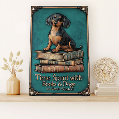 Shineful 2D Metal Sign Book Buddy