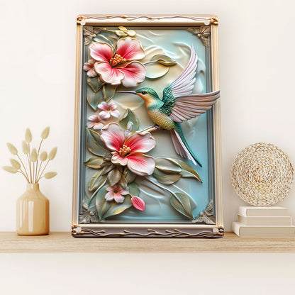 Shineful 2D Metal Sign Floral Flight