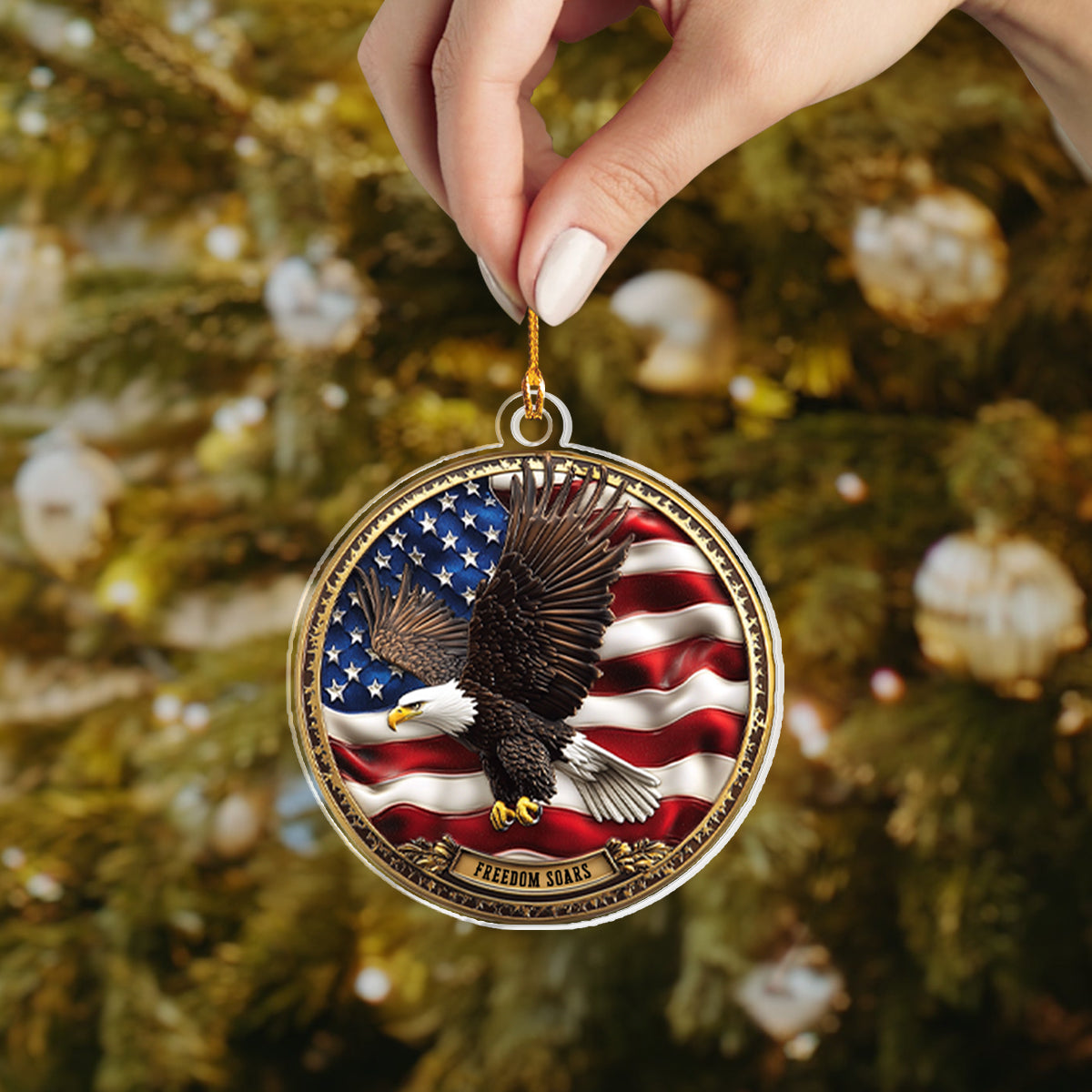 Shineful 2D Acrylic Ornament - Freedom Soars