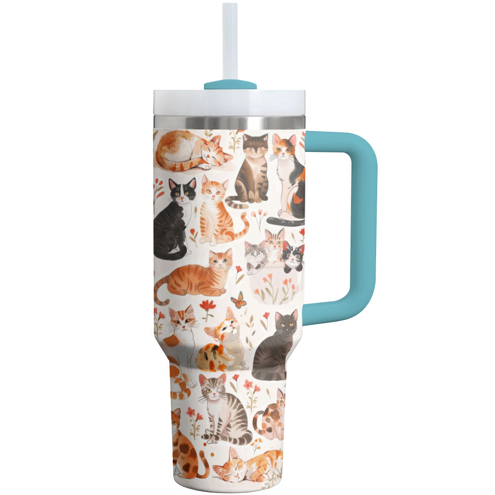 Chat Tumbler Shineful Charming Kittens