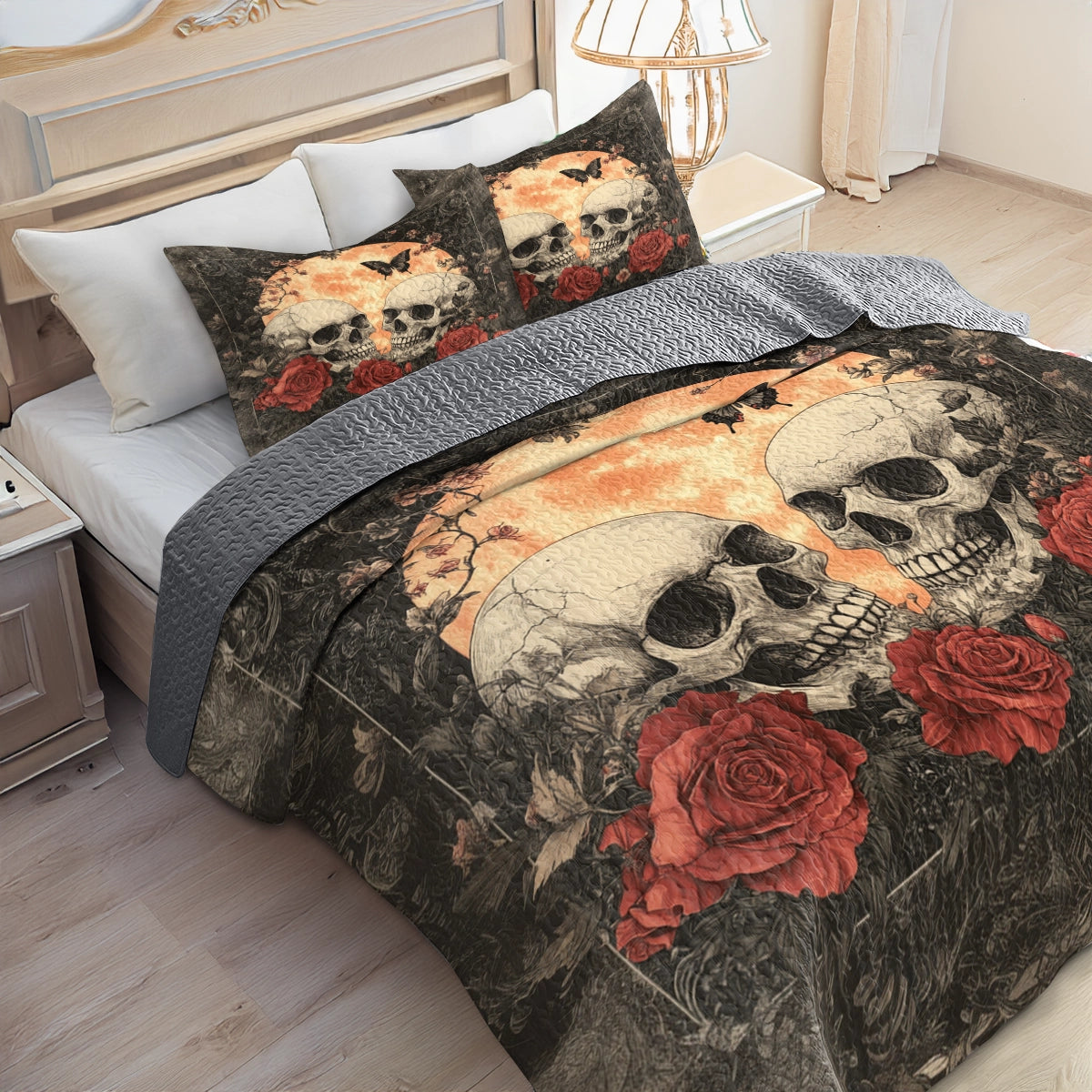 Shineful All Season Quilt 3-teiliges Set - Eternal Love Gothic 