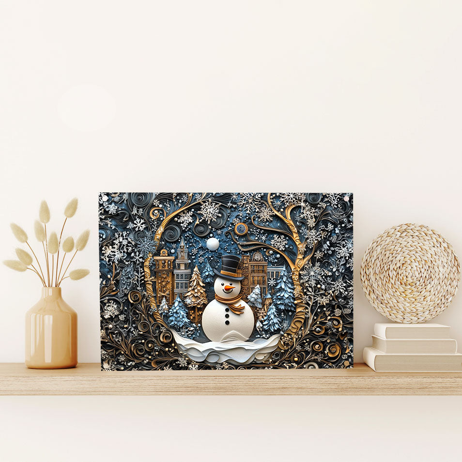 Shineful 2D Metal Sign Winter Wonderland Frost