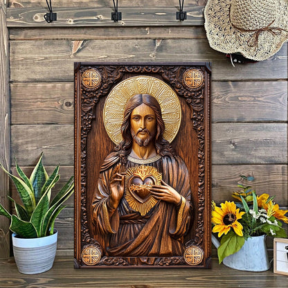 Shineful 2D Metal Sign Easter God Blessing