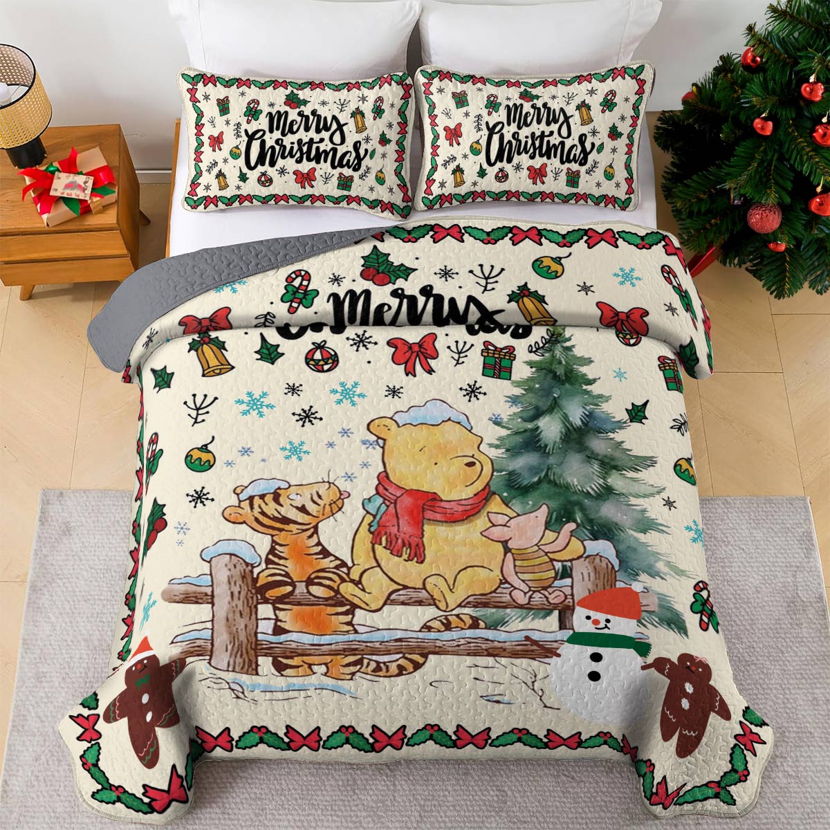 Shineful All Season Quilt 3-teiliges Set Winnie und Freunde