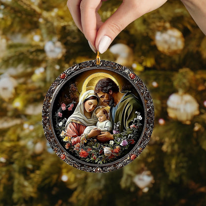 Shineful 2D Acrylic Ornament Holy Family Devotion