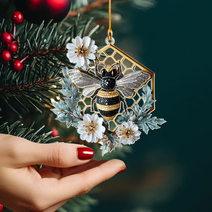 Shineful 2D Acrylic Ornament Gemstone Bee