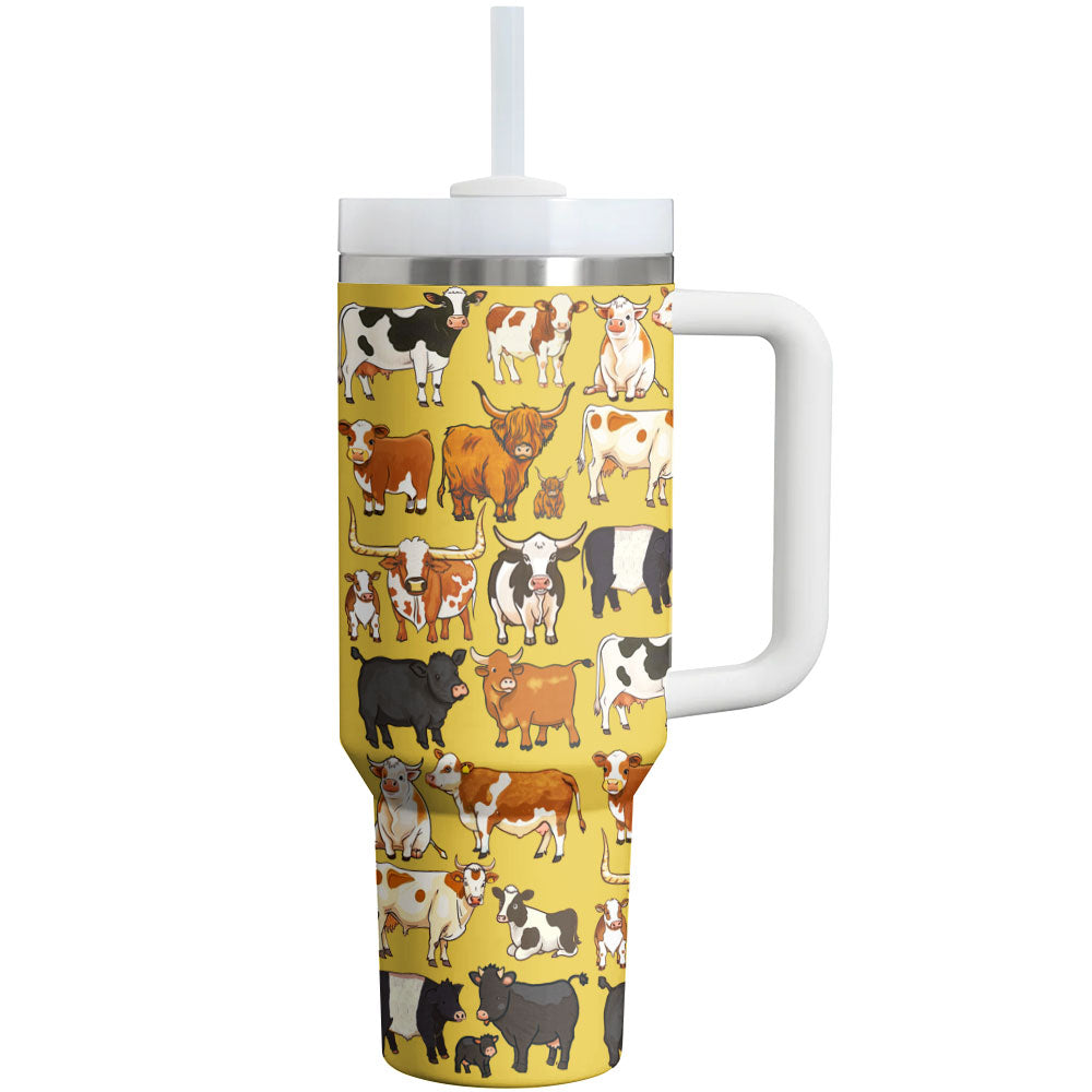 Cow Lovers Tumbler Shineful Cute Cow Crew