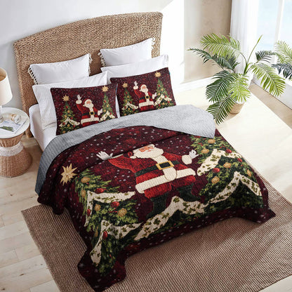 Shineful All Season Quilt 3-teiliges Set - Weihnachtsmann