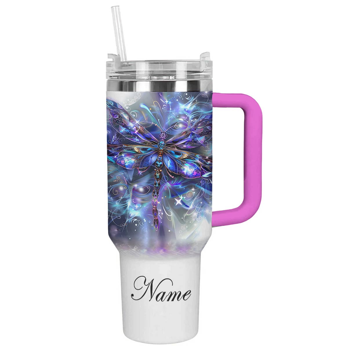 Shineful Personalized Tumbler Splendid Dragonflies