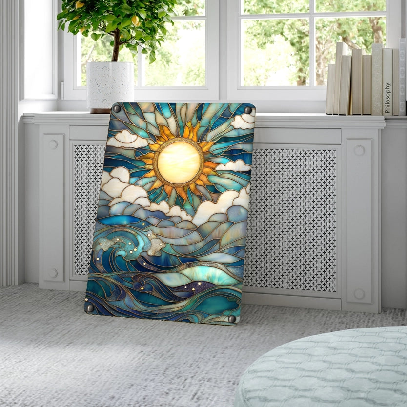 Shineful 2D Metal Sign Sunlit Sea Harmony