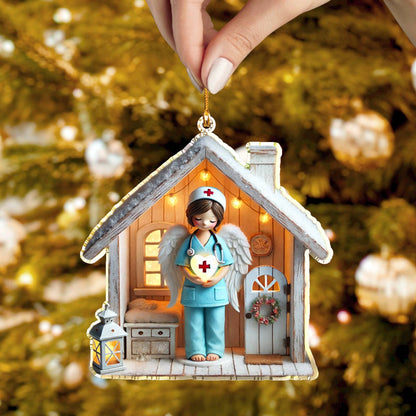 Shineful Acrylic Ornament Happy Christmas Nurse