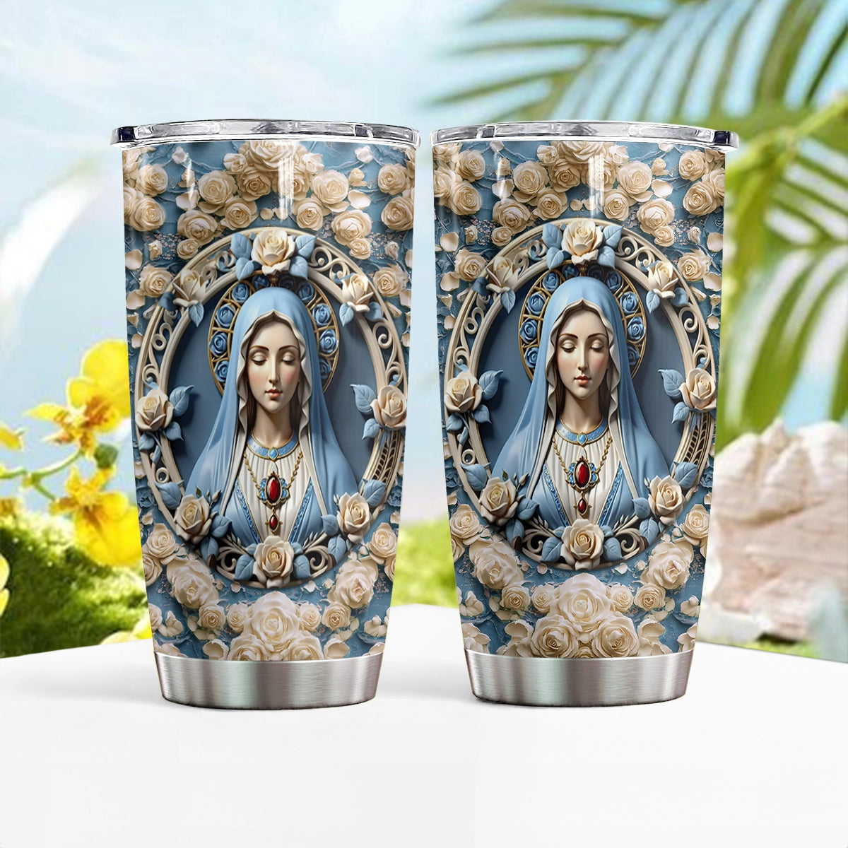 Shineful 20oz Tumbler - Blessed Virgin Mary