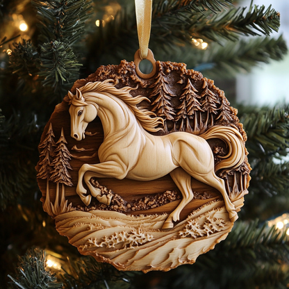 Shineful 2D Acrylic Ornament - Majestic Woodland Horse