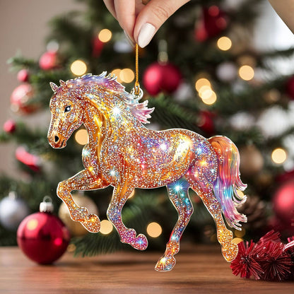 Shineful 2D Acrylic Ornament  Illuminated Unicorn