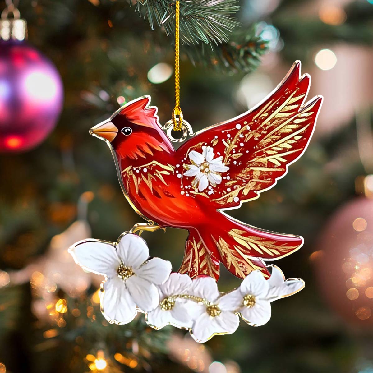 Shineful 2D Acrylic Ornament Holiday Wings