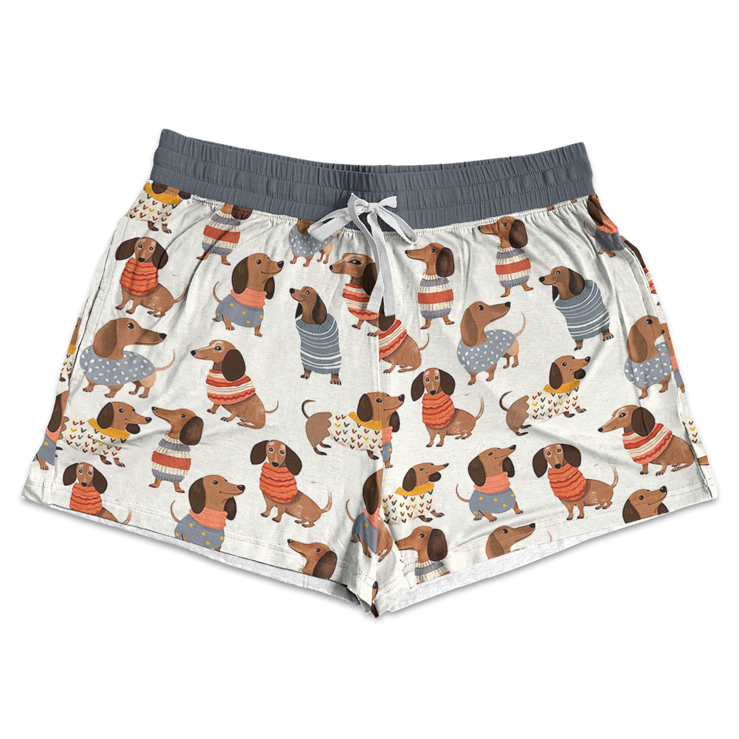 Shineful Pajama Shorts Dachshund Cuteness Overload