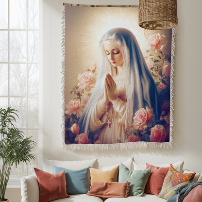 Shineful Woven Tapestry Throw Blanket - God Heavenly Grace