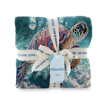 Shineful Fleece Blanket Sea Treasure